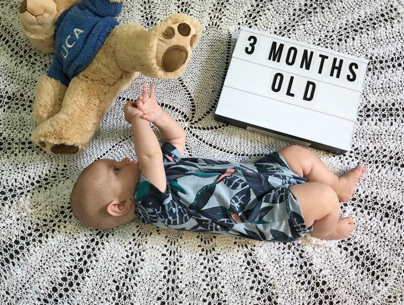 Luca Michaelangelo at 3 months old