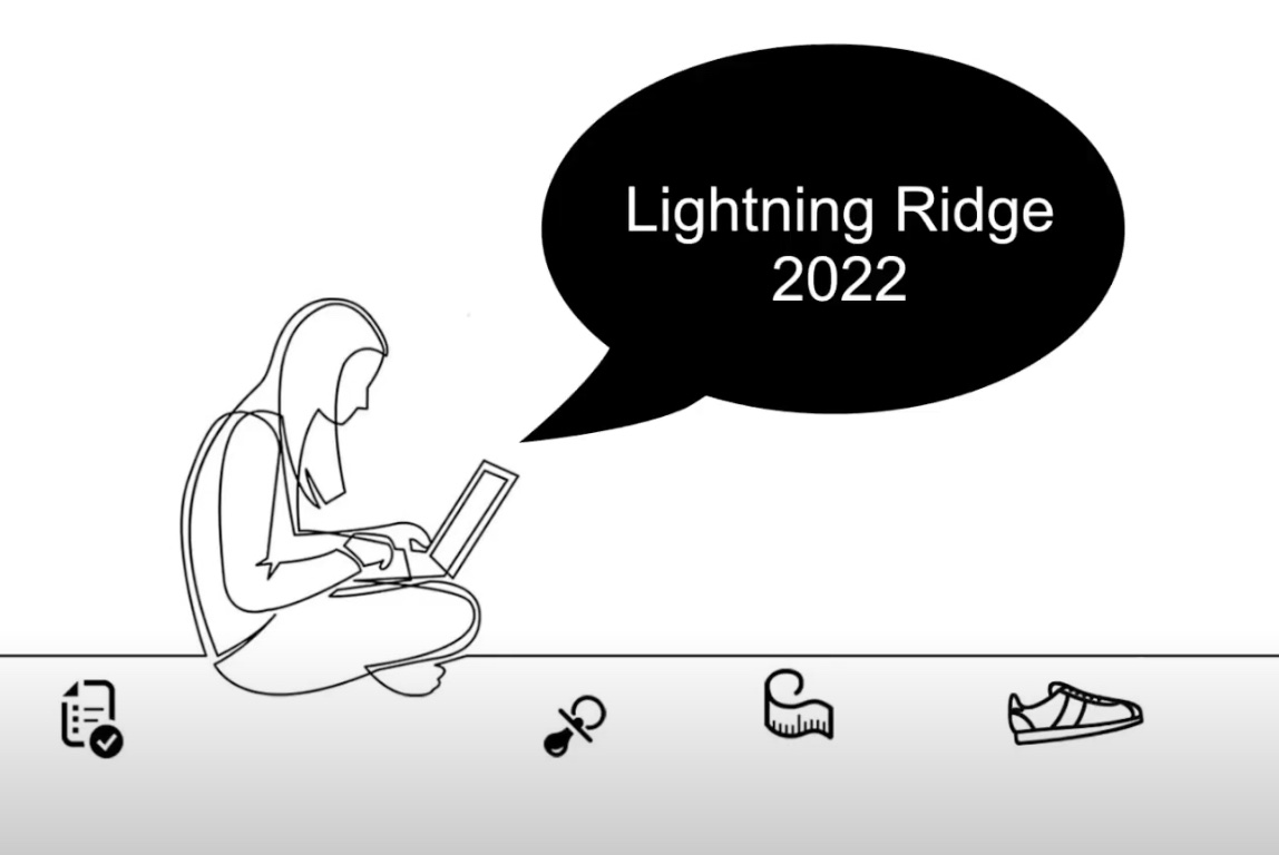 Blog title of Lightning Ridge Trip